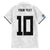 Custom Rugby Fiji Family Matching Off Shoulder Short Dress and Hawaiian Shirt Fijian Masi Tribal Sporty Style White Color - Polynesian Pride