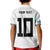 Custom Rugby Fiji Kid Polo Shirt Fijian Masi Tribal Sporty Style White Color - Polynesian Pride
