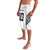 Custom Rugby Fiji Lavalava Fijian Masi Tribal Sporty Style White Color - Polynesian Pride