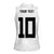 Custom Rugby Fiji Women Sleeveless Polo Shirt Fijian Masi Tribal Sporty Style White Color - Polynesian Pride