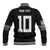 Custom Rugby Fiji Baseball Jacket Fijian Masi Tribal Sporty Style Black Color - Polynesian Pride