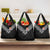 Rugby Fiji Grocery Bag Fijian Masi Tribal Sporty Style Black Color - Polynesian Pride