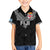 Custom Rugby Fiji Hawaiian Shirt Fijian Masi Tribal Sporty Style Black Color - Polynesian Pride