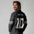 Custom Rugby Fiji Long Sleeve Polo Shirt Fijian Masi Tribal Sporty Style Black Color - Polynesian Pride