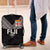 Rugby Fiji Luggage Cover Fijian Masi Tribal Sporty Style Black Color - Polynesian Pride