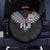 Rugby Fiji Spare Tire Cover Fijian Masi Tribal Sporty Style Black Color - Polynesian Pride
