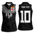 Custom Rugby Fiji Women Sleeveless Polo Shirt Fijian Masi Tribal Sporty Style Black Color - Polynesian Pride