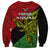 Papua New Guinea Southern Highlands Province Sweatshirt PNG Birds Of Paradise Polynesian Arty Style LT03 - Polynesian Pride
