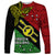 Personalised Papua New Guinea Southern Highlands Province Long Sleeve Shirt PNG Birds Of Paradise Polynesian Arty Style LT03 Unisex Black - Polynesian Pride