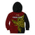 Personalised Papua New Guinea Western Province Kid Hoodie PNG Birds Of Paradise Polynesian Arty Style LT03 - Polynesian Pride
