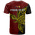 Personalised Papua New Guinea Western Province T Shirt PNG Birds Of Paradise Polynesian Arty Style LT03 - Polynesian Pride