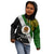 Personalised Papua New Guinea Western Highlands Province Kid Hoodie PNG Birds Of Paradise Polynesian Arty Style LT03 - Polynesian Pride