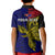 Personalised Papua New Guinea West New Britain Province Kid Polo Shirt PNG Birds Of Paradise Polynesian Arty Style LT03 - Polynesian Pride
