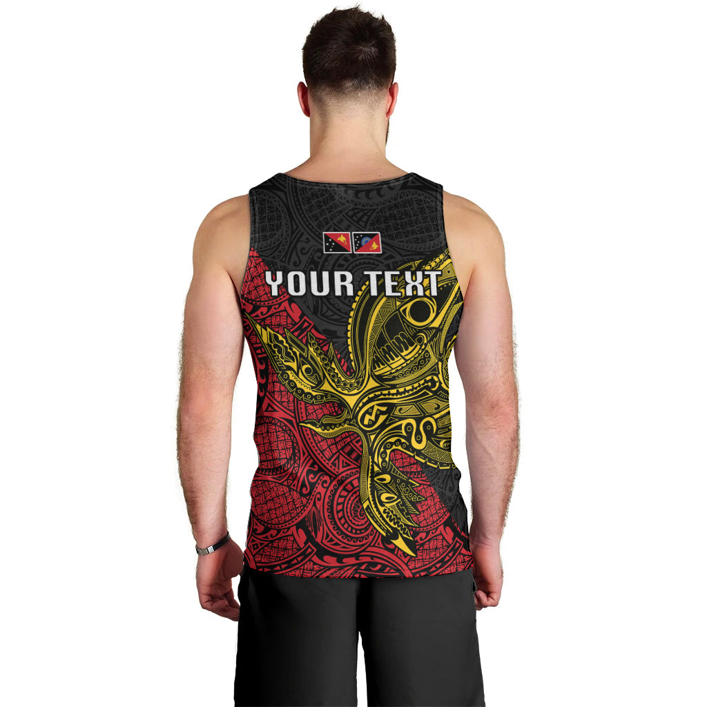 Personalised Papua New Guinea Sandaun Province Men Tank Top PNG Birds Of Paradise Polynesian Arty Style LT03 - Polynesian Pride