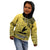 Papua New Guinea National Capital District Kid Hoodie PNG Birds Of Paradise Polynesian Arty Style LT03 - Polynesian Pride