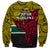 Papua New Guinea Hela Province Sweatshirt PNG Birds Of Paradise Polynesian Arty Style LT03 - Polynesian Pride