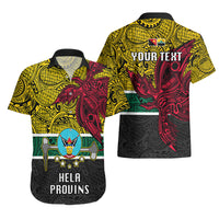 Personalised Papua New Guinea Hela Province Hawaiian Shirt PNG Birds Of Paradise Polynesian Arty Style LT03 - Polynesian Pride