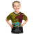 Personalised Papua New Guinea Hela Province Kid T Shirt PNG Birds Of Paradise Polynesian Arty Style LT03 Yellow - Polynesian Pride