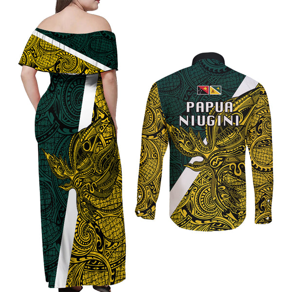 Papua New Guinea Off Shoulder Short Dress 49th Independence Anniversary - Motu Revareva LT7 main image 0
