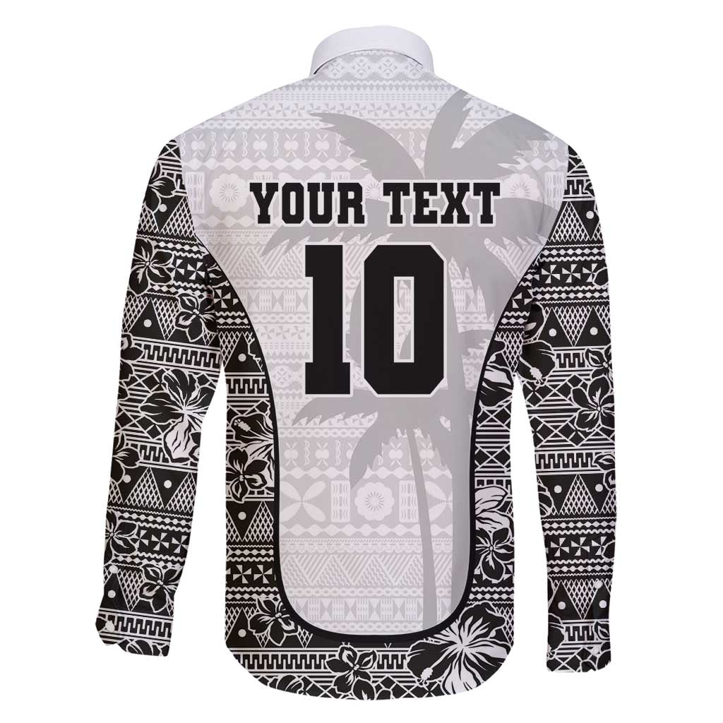 Custom Fiji Pacific Rugby 2024 Family Matching Mermaid Dress and Hawaiian Shirt Tapa Tribal and Fijian Masi Pattern