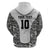 Custom Fiji Pacific Rugby 2024 Hoodie Tapa Tribal and Fijian Masi Pattern