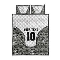 Custom Fiji Pacific Rugby 2024 Quilt Bed Set Tapa Tribal and Fijian Masi Pattern
