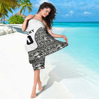 Custom Fiji Pacific Rugby 2024 Sarong Tapa Tribal and Fijian Masi Pattern