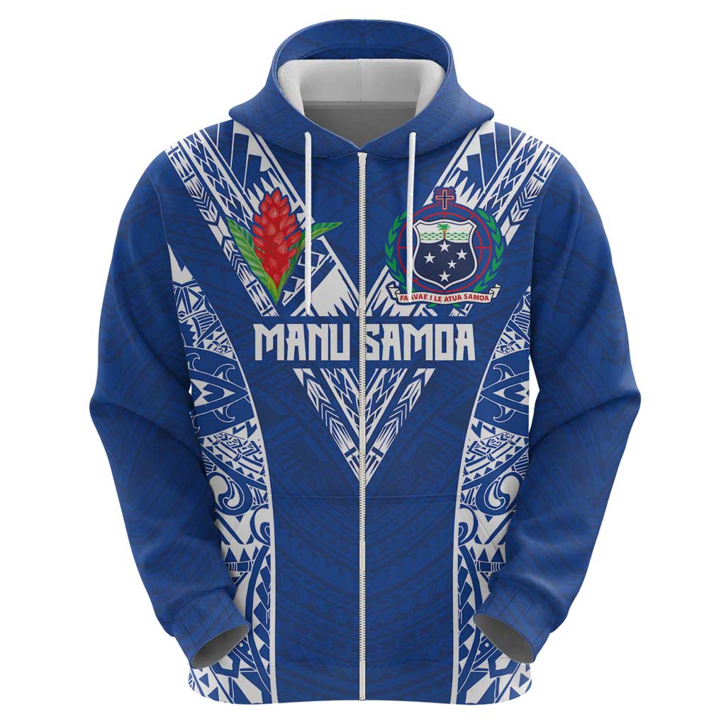 Custom Samoa Pacific Rugby 2024 Hoodie Polynesian Pacific Tribal Pattern