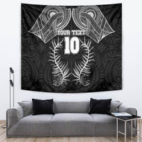 Custom New Zealand Rugby Tapestry Aotearoa Champion Cup History with Silver Fern LT03 - Polynesian Pride