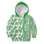 Hawaii Kid Hoodie Aloha Tropical Plants Tribal Pattern Green Version LT03 Green - Polynesian Pride