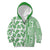 Hawaii Kid Hoodie Aloha Tropical Plants Tribal Pattern Green Version LT03 - Polynesian Pride
