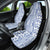 Hawaii Car Seat Cover Aloha Tropical Plants Tribal Pattern Blue Version LT03 - Polynesian Pride