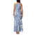 Hawaii Family Matching Tank Maxi Dress and Hawaiian Shirt Aloha Tropical Plants Tribal Pattern Blue Version LT03 - Polynesian Pride