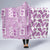 Hawaii Hooded Blanket Aloha Tropical Plants Tribal Pattern Pink Version LT03 - Polynesian Pride