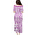 Hawaii Puletasi Aloha Tropical Plants Tribal Pattern Pink Version LT03 - Polynesian Pride