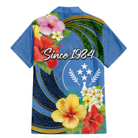 Kosrae Constitution Day Family Matching Mermaid Dress and Hawaiian Shirt Hibiscus Mix Maori Tattoo Pattern LT03 - Polynesian Pride