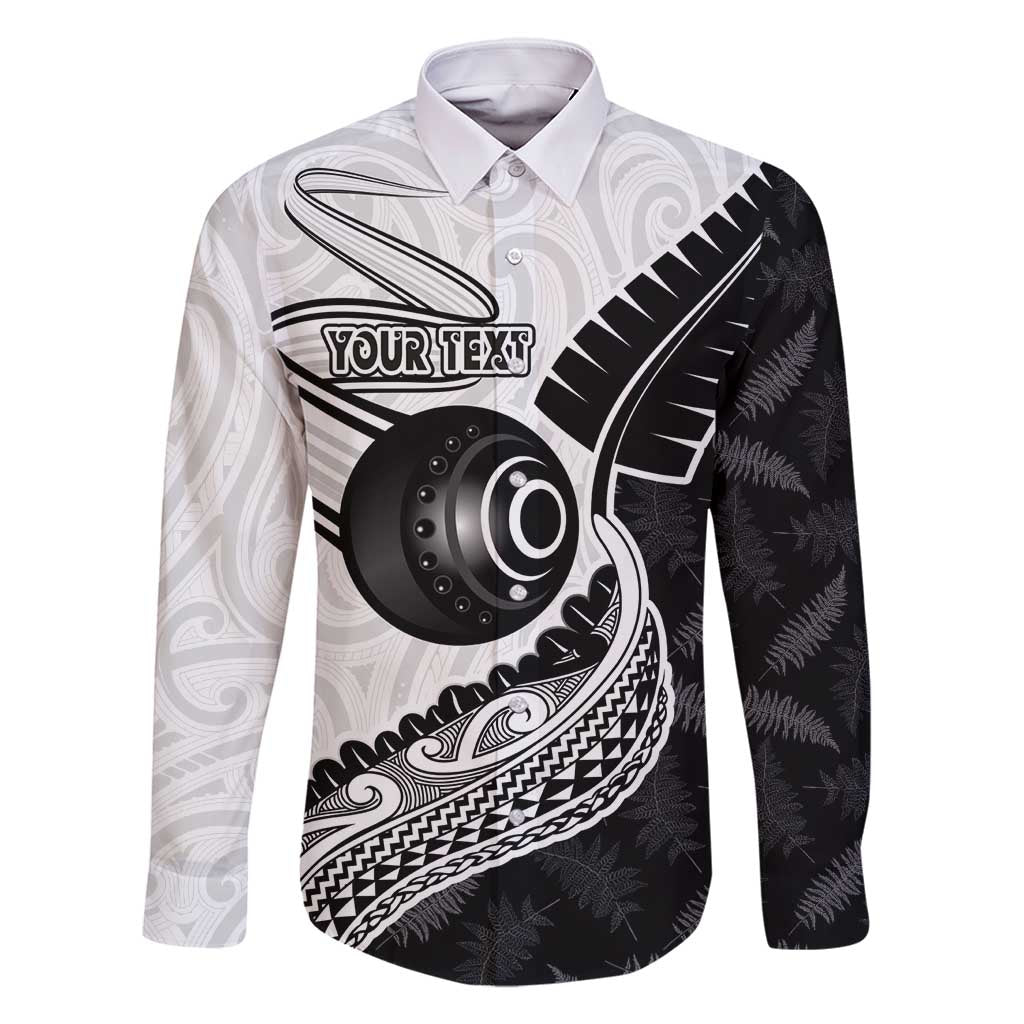 Personalised Aotearoa Lawn Bowls Family Matching Summer Maxi Dress and Hawaiian Shirt Maori and Silver Fern Half Style - Polynesian Pride