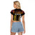New Zealand and Australia ANZAC Day Raglan Cropped T Shirt Soldier and Last Post Camouflage Pattern LT03 - Polynesian Pride