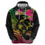 Hawaii Turtle Day Hoodie Polynesian Tattoo and Hibiscus Flowers