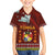 Tonga Independence Day Family Matching Off Shoulder Short Dress and Hawaiian Shirt National Flag and Emblem with Ngatu Art Pattern