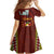 Tonga Independence Day Family Matching Summer Maxi Dress and Hawaiian Shirt National Flag and Emblem with Ngatu Art Pattern