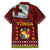 Tonga Independence Day Family Matching Summer Maxi Dress and Hawaiian Shirt National Flag and Emblem with Ngatu Art Pattern