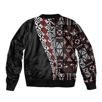 Tonga Ngatu Art Tattoo Polynesian Bomber Jacket LT03 - Polynesian Pride
