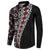 Tonga Ngatu Art Tattoo Polynesian Button Sweatshirt