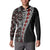 Tonga Ngatu Art Tattoo Polynesian Button Sweatshirt