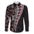 Tonga Ngatu Art Tattoo Polynesian Family Matching Off Shoulder Short Dress and Hawaiian Shirt