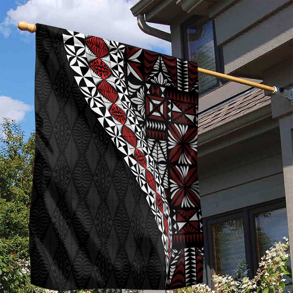 Tonga Ngatu Art Tattoo Polynesian Garden Flag LT03 - Polynesian Pride