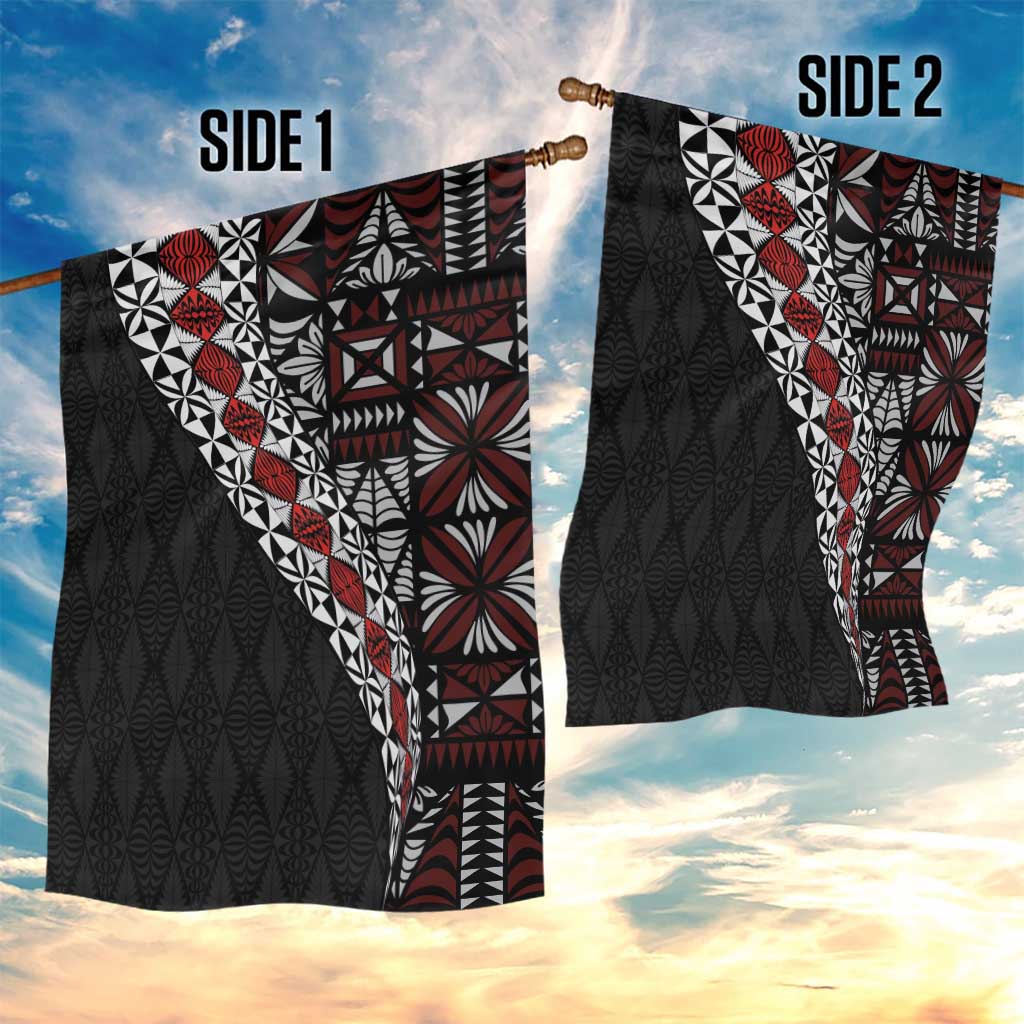 Tonga Ngatu Art Tattoo Polynesian Garden Flag LT03 - Polynesian Pride