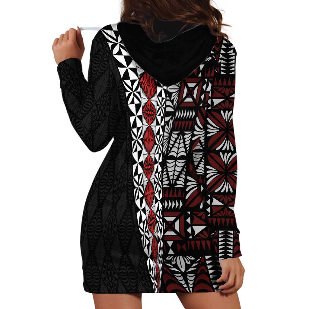Tonga Ngatu Art Tattoo Polynesian Hoodie Dress