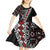 Tonga Ngatu Art Tattoo Polynesian Kid Short Sleeve Dress